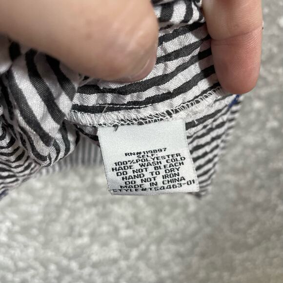 Collective Concepts Women’s Striped Off The Shoulder Peasant Blouse - Size XL - Picture 6 of 7